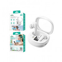 New Science 46324 Auricular Traductor BLUETOOTH Sincronica Inteligente con Ia AI1 Blanco C/estuche  LALO