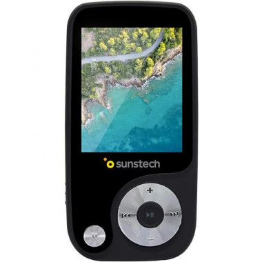 SUNSTECH Reproductor MP4 4GB Thorn Titanium con Radio Fm y Ranura Micro Sd Negro