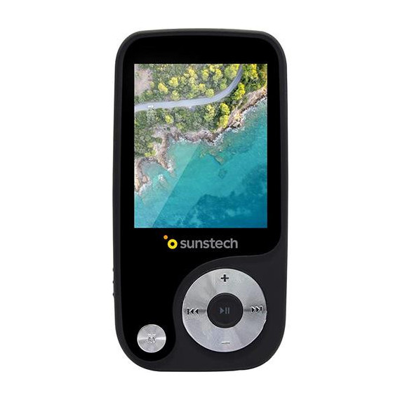 SUNSTECH Reproductor MP4 4GB Thorn Titanium con Radio Fm y Ranura Micro Sd Negro