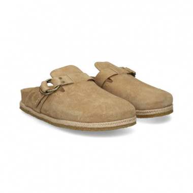 Zueco ante Beige  POLO RALPH LAUREN