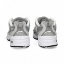 Apliques Plata+gris Malla Gris  NEW BALANCE