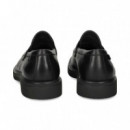 Mocasin Antifaz Piel Negro  CAMPER