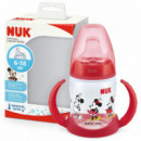 Nuk First Choice Biberon Entrena Mickey  6 - 18 Meses 150 Ml Rojo  MAPA SPONTEX IBERICA SAU