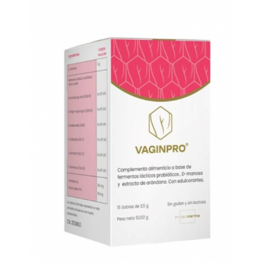Vaginpro 15 Sobres 3,5 G  PROBIOFARMA DISTRIBUCION CORPORATION SL