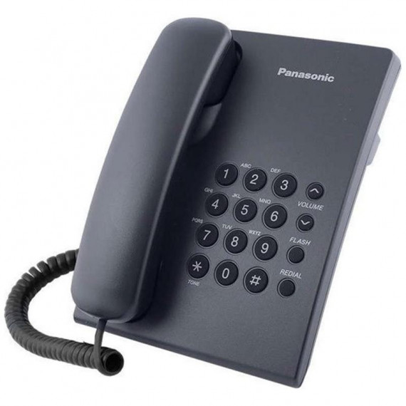 PANASONIC KX-TS500EXB Teléfono de Escritorio Negro