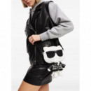 KARL LAGERFELD - Ikon Crossbody Choupette - 900 - A3W30187/900