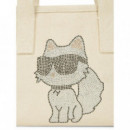 KARL LAGERFELD - Ikon Choup Rhnstn Sm Shopper - 106 - A3W50115/106