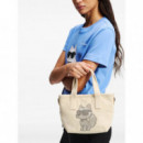 KARL LAGERFELD - Ikon Choup Rhnstn Sm Shopper - 106 - A3W50115/106