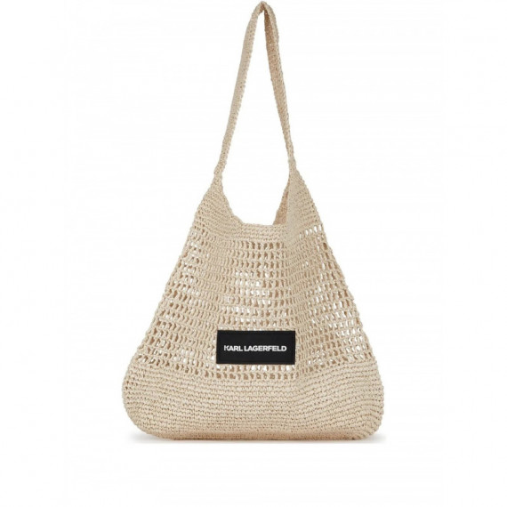 KARL LAGERFELD - K Essential Crochet Beach Bag - 106 - A3W46033/106
