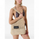 KARL LAGERFELD - K Essential Crochet Beach Bag - 106 - A3W46033/106