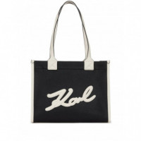 KARL LAGERFELD - K Skuare Md Tote Grainy - 998 - A1W30042/998