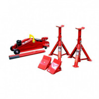 Kit 3 Pcs Caballete + Gato + Calzos FARGO TOOLS