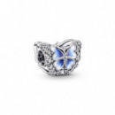 PANDORA Moments Charm en Plata de Ley Mariposa Azul Brillante 790761C01