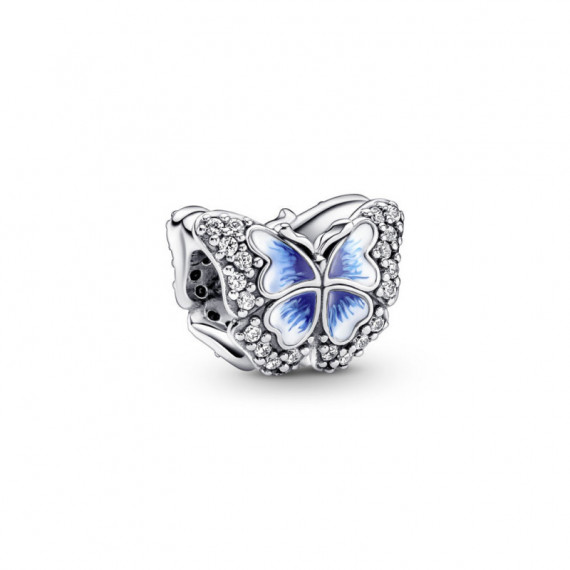 PANDORA Moments Charm en Plata de Ley Mariposa Azul Brillante 790761C01