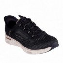SKECHERS Zapatillas Glide-step Gratify Negras 104610-BKGD