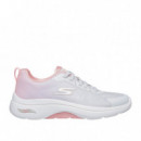 SKECHERS Zapatillas Go Walk Arch Fit 20 Blancas 125333-NTLP