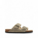 BIRKENSTOCK - Arizona Shearling Leve - Taupe - 1028226/TAUPE