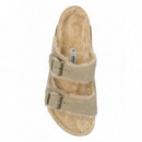 BIRKENSTOCK - Arizona Shearling Leve - Taupe - 1028226/TAUPE