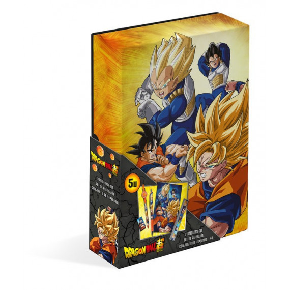 Caja con papelería 5 piezas Dragon Ball