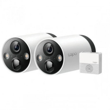Camara Ip TP-LINK Tapo C420S2 Wireless 2K QHD IP65 Exterior (pack 2UD)