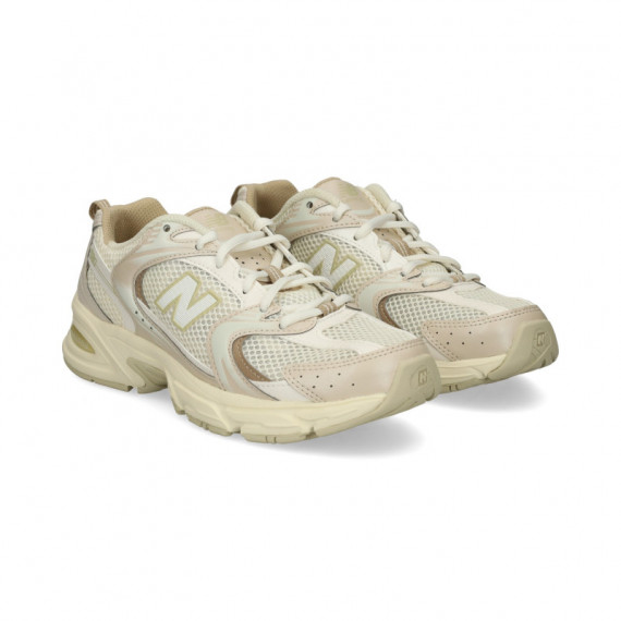 Apliques Beige Deportivo Malla Blanco  NEW BALANCE
