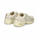 Apliques Beige Deportivo Malla Blanco  NEW BALANCE