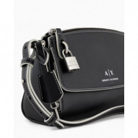 Bolso bandolera con candado ASV de Armani Exchange