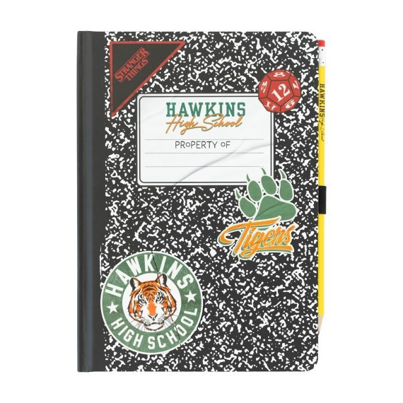 Cuaderno Stranger Things con Lápiz  GRUPO ERIK