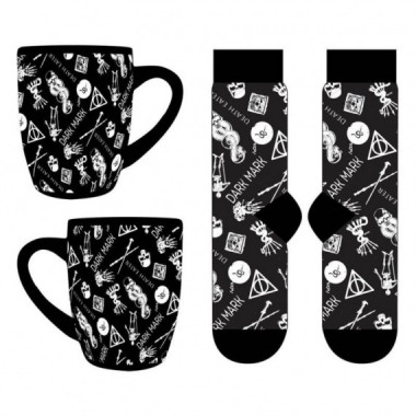 Pack Taza y Calcetines Harry Potter Artes Oscuras (talla Mujer)  STOR