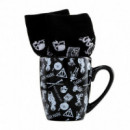 Pack Taza y Calcetines Harry Potter Artes Oscuras (talla Mujer)  STOR