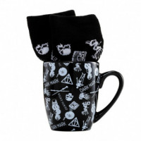 Pack Taza y Calcetines Harry Potter Artes Oscuras (talla Mujer)  STOR