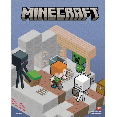 Poster 3D Mineraft Switching Terrain