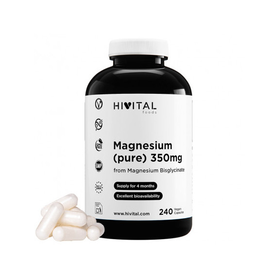 Hv- Bisglicinato de Magnesio 240 Capsulas  HIVITAL