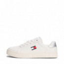 Zapatillas con Logo en Relieve con Piel  TOMMY HILFIGER