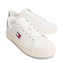 Zapatillas con Logo en Relieve con Piel  TOMMY HILFIGER