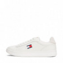 Zapatillas de Diseño Retro con Piel  TOMMY HILFIGER