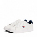Zapatillas de Diseño Retro con Piel  TOMMY HILFIGER