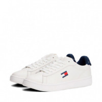 Zapatillas de Diseño Retro con Piel  TOMMY HILFIGER