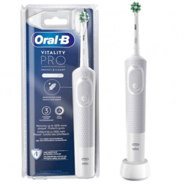 BRAUN Oral-b Cepillo Vitality Pro con 3 Modos de Limpieza Blanco (D103.413.3)