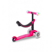 Patinete MINI2GROW Deluxe Led Rosa  M-CRO