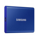 SAMSUNG Disco Duro Externo Ssd 1TB T7 Azul con Tipo C MU-PC1T0H/WW