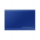 SAMSUNG Disco Duro Externo Ssd 1TB T7 Azul con Tipo C MU-PC1T0H/WW