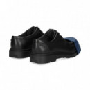 Punta Azul Wallaby Piel Negro  CAMPER