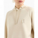 Sudadera con Capucha y Logo Strass de ARMANI EXCHANGE