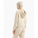 Sudadera con Capucha y Logo Strass de ARMANI EXCHANGE