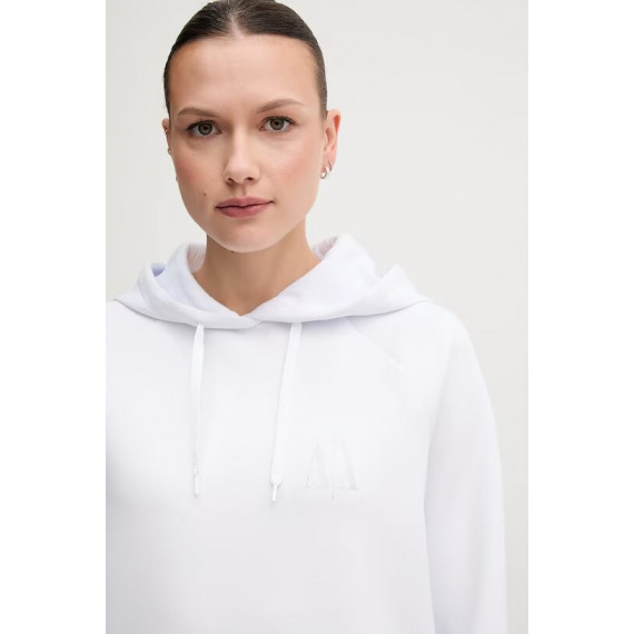 Sudadera con Capucha y Logo Strass de ARMANI EXCHANGE