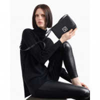 Bolso de Hombro con Logotipo por Todas Partes de ARMANI EXCHANGE