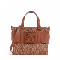 Bolso Tote Mediano con Detalle en Contraste de ARMANI EXCHANGE