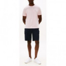 TOMMY HILFIGER - Ess Seasonal Reg Fit Solid Tee - Tpb - F|MW0MW39995/TPB