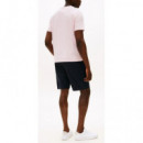 TOMMY HILFIGER - Ess Seasonal Reg Fit Solid Tee - Tpb - F|MW0MW39995/TPB